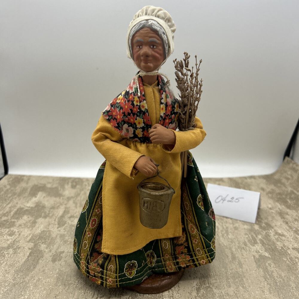 SANTONS De Provence Florence French Country Peasant Clay Figure